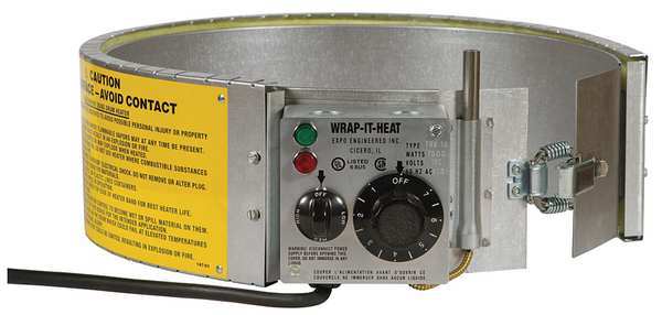 Drum Heater, Electric, 16 gal., 120V