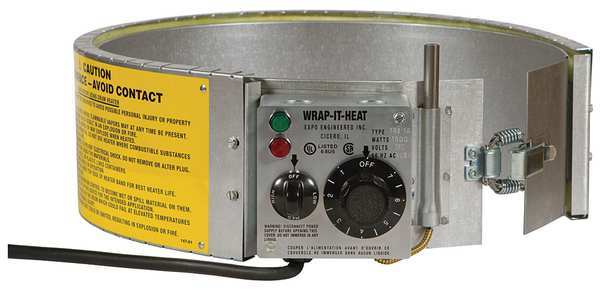 Drum Heater, Electric, 16 gal., 120V