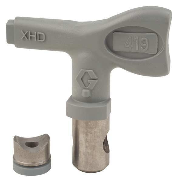Airless Spray Gun Tip, Tip Size 0.019 In