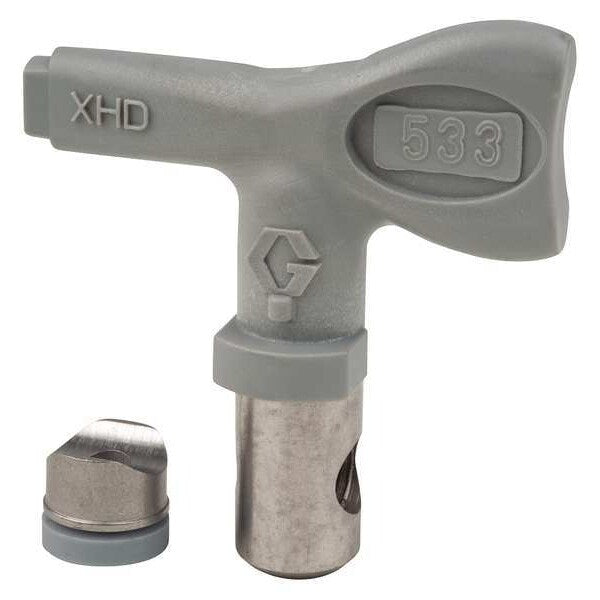 Airless Spray Gun Tip, Tip Size 0.033 In