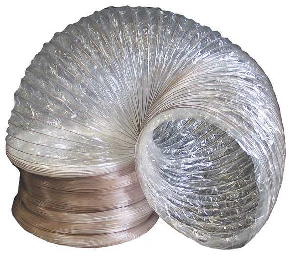 Flexible Duct 8 dia., Mylar, 25 ft. L