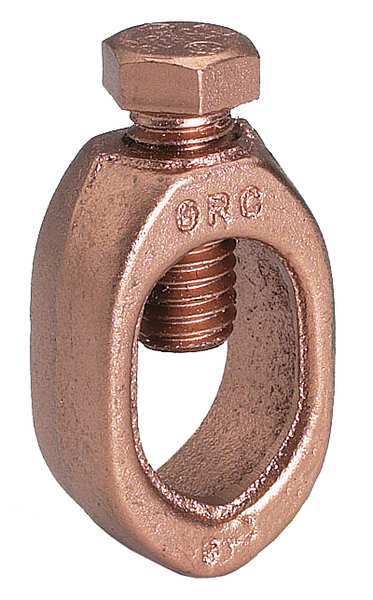 Ground Rod Clamp, 8AWG, 2.47In, PK5