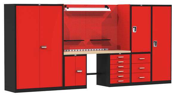 Secure Modular Storage Unit, 168In, Hardwd