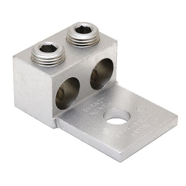 Mechanical Conn, Lug, 2/0 to 14 AWG, 2 Cond