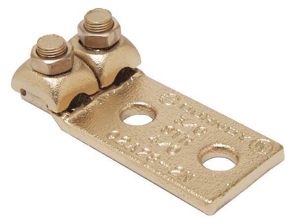 Mechanical Conn, Terminal, 2/0 to 1/0 AWG
