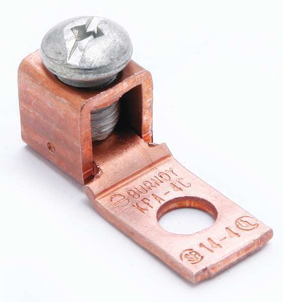 Mechanicl Conn, Trminl, 4 to 14 AWG, 1 Cond