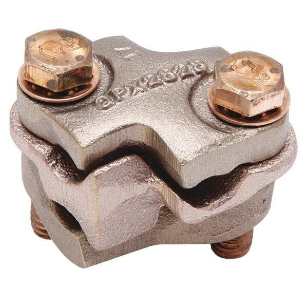 Mechanicl Conn, Clamp, 4/0 to 1 AWG, 2 Cond