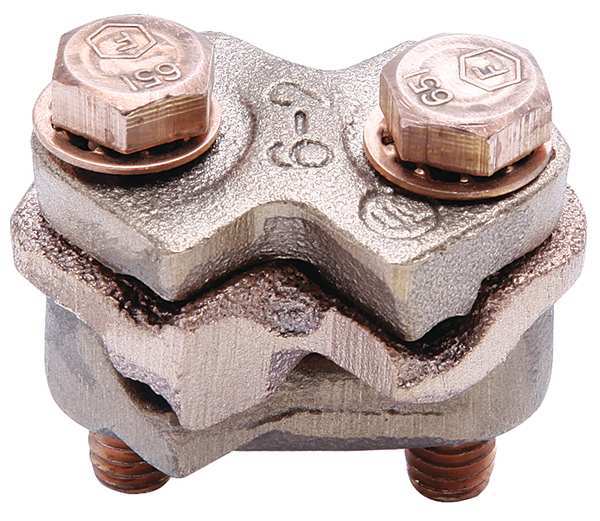 Mechanical Conn, Parallel Clamp, 2 Cond