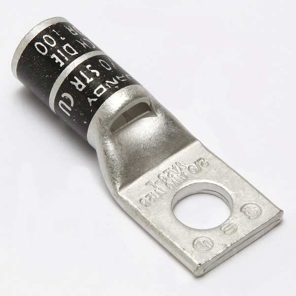 One Hole Lug Compress Connector, 2/0 AWG
