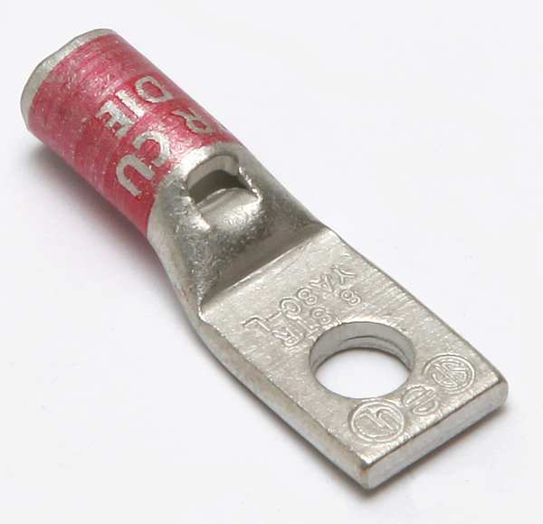 One Hole Lug Compression Connector, 8 AWG