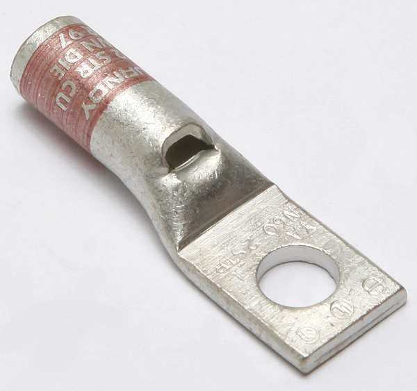 One Hole Lug Compression Connector, 2 AWG