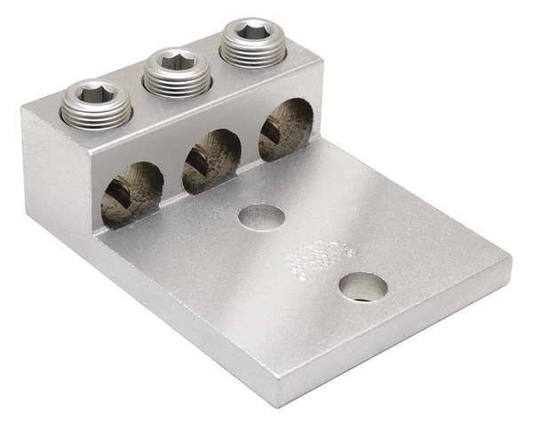 Mechanical Conn, Lug, 1/0 to 14 AWG, 3 Cond