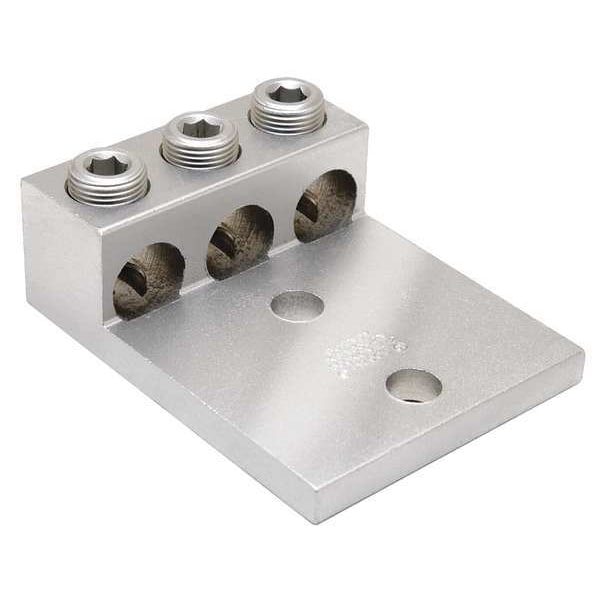 Mechanical Conn, Lug, 2/0 to 14 AWG, 3 Cond