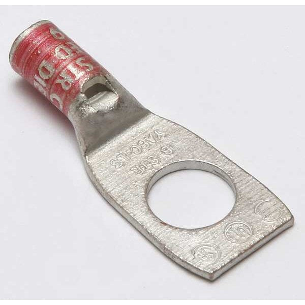 One Hole Lug Compression Connector, 8 AWG