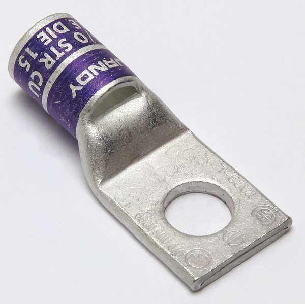 One Hole Lug Compress Connector, 4/0 AWG