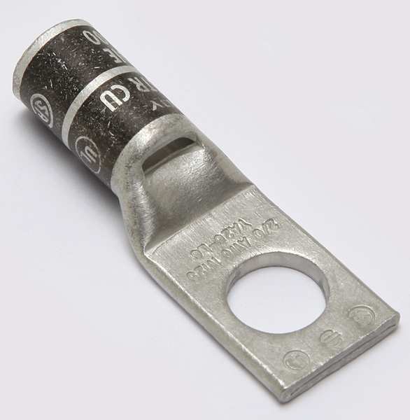 One Hole Lug Compress Connector, 2/0 AWG