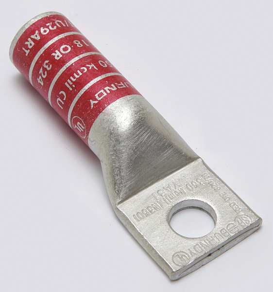 One Hole Lug Compress Conct, 350 kcmil, Width: 1.29 in