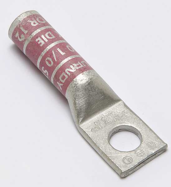 One Hole Lug Compress Connector, 1/0 AWG