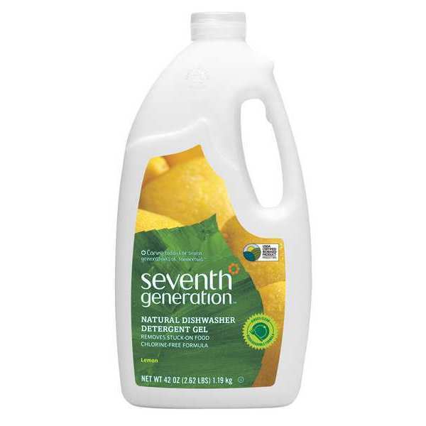 Gel Dishwasher Detergent, 42 oz, Lemon, PK6