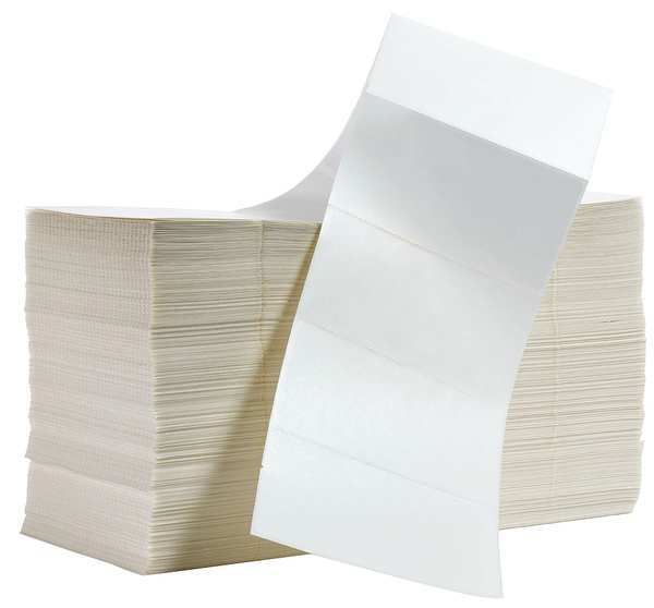 Printer Label, White, Labels/Roll: 5000