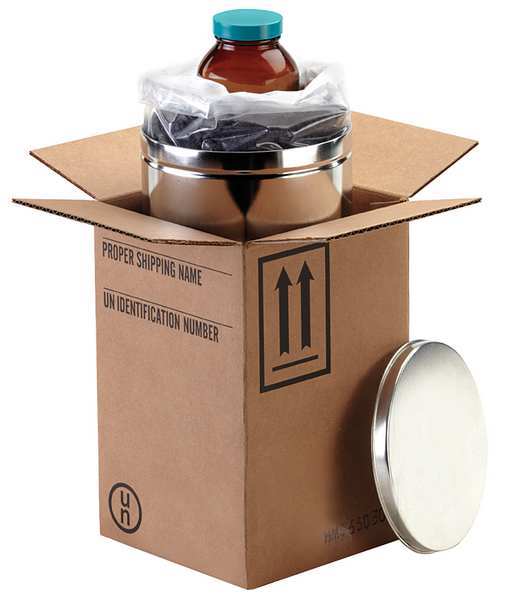 HAZMAT Shipping Kit, 8 oz. Bottle, PK4