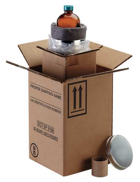 HAZMAT Shipping Kit, 32 oz. Bottle, PK4