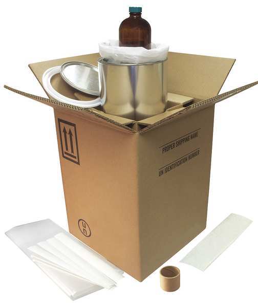 HAZMAT Shipping Kit, 16 oz. Bottle, PK4