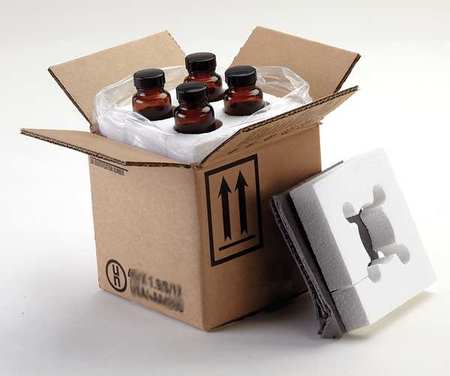 HAZMAT Shipping Kit, (4) 4 oz Bottles, PK4