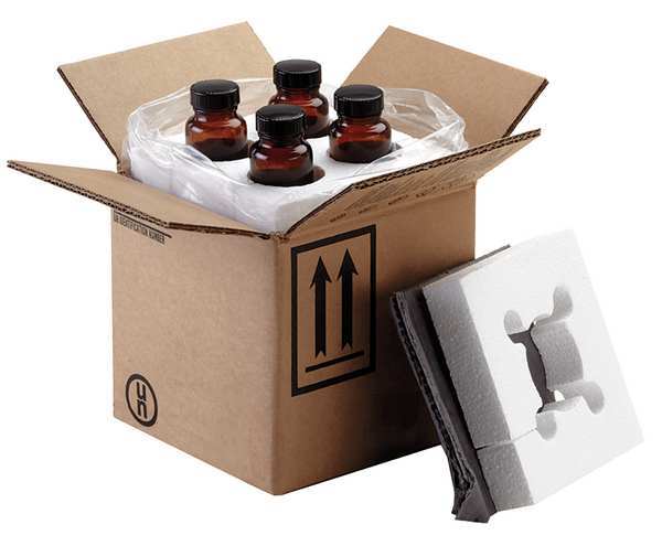 HAZMAT Shipping Kit, (4) 8 oz Bottles, PK4