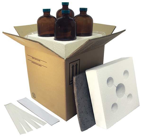 HAZMAT Shipping Kit, (4) 32oz Bottles, PK4