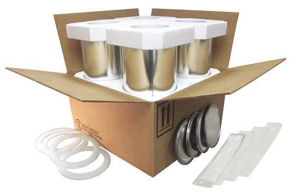 HAZMAT Shipping Kit, (4) 1 gal. Cans, PK20
