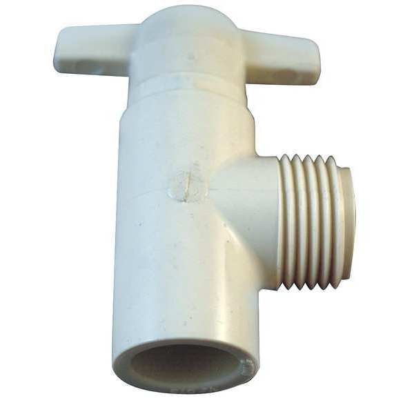 CPVC Angle Valve, Schedule 40 DWV, 1/2