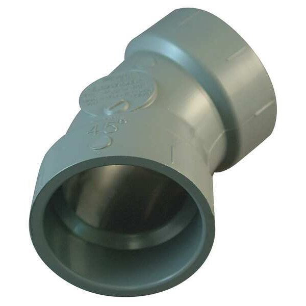 CPVC 45 Degree Elbow, Schedule 40 DWV, 3