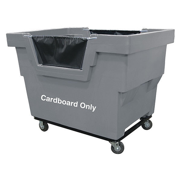 Cube Truck, 7/8 cu. yd., 1000 lb. Cap, Gray