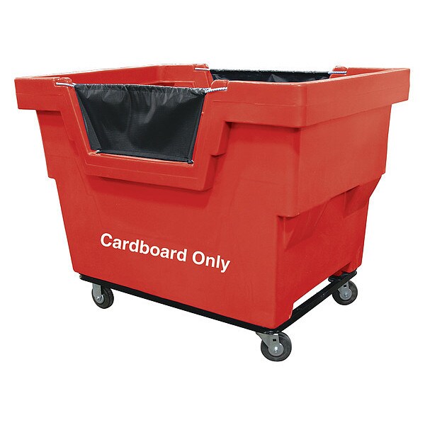 Cube Truck, 7/8 cu. yd., 1000 lb. Cap, Red