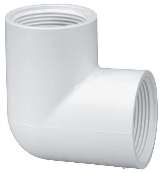 PVC Elbow, 90 Degrees, FNPT x FNPT, 1-1/2 in Pipe Size