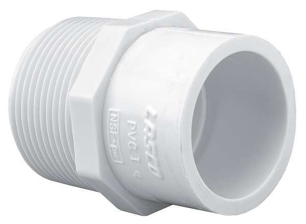 PVC Reducer, MNPT x Socket, 3 in x 4 in Pipe Size