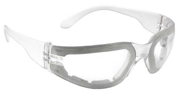 Safety Glasses, Wraparound Clear AF Polycarbonate Lens, Anti-Fog