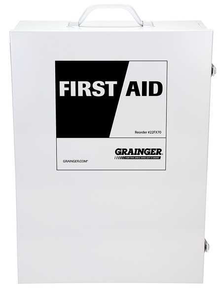 Empty First Aid Cabinet, Metal Case