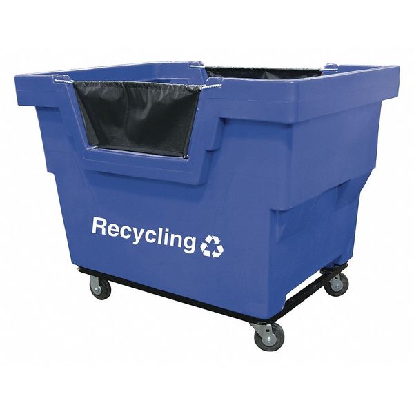 Cube Truck, 7/8 cu. yd., 1000 lb. Cap, Blue