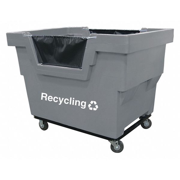 Cube Truck, 7/8 cu. yd., 1000 lb. Cap, Gray