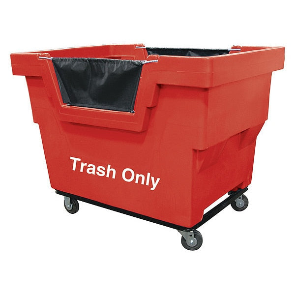 Cube Truck, 7/8 cu. yd., 1000 lb. Cap, Red