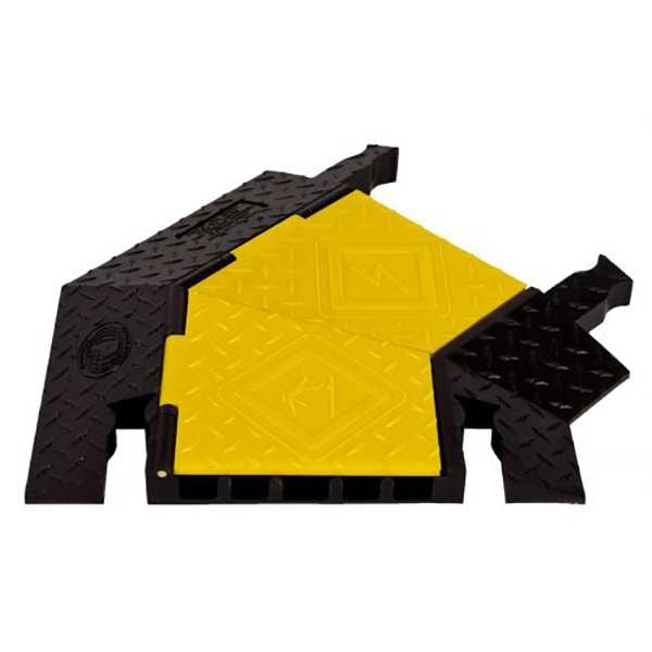 Cable Protector 45Right, Hinged, 5 Channel