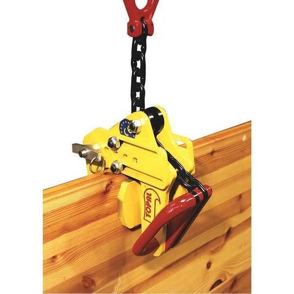 Nonmarring Plate Clamp, 1100 lb, 4-1/4 In