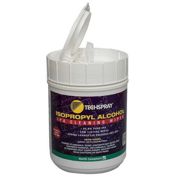 Cleaning Wipes, Flip Top Tub, PK100