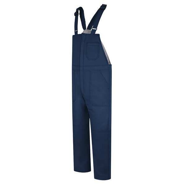 Bib Overall, Navy, 54-1/2 In Waist Size