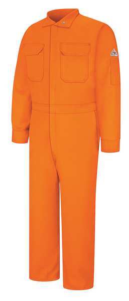 Flame Resistant Coverall, Orange, 48
