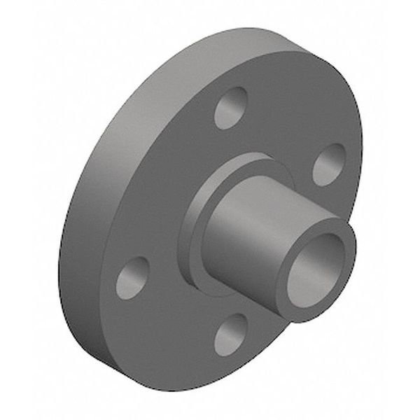 PVC Flange, Spigot, 4 in Pipe Size