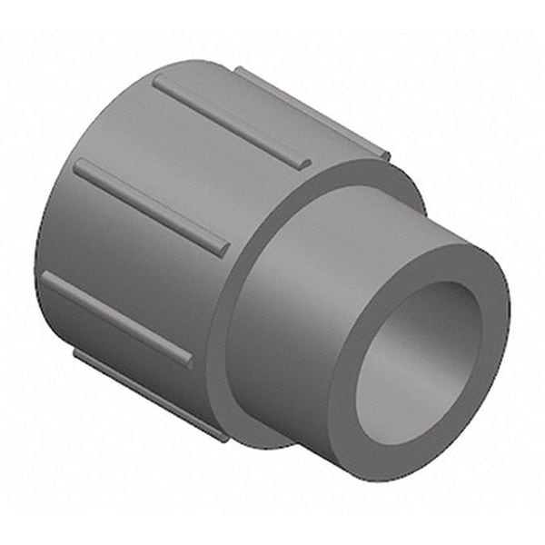 PVC Reducing Coupling, Socket x Socket, 1 1/2 in x 1/2 in Pipe Size