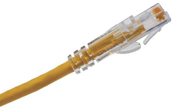 Ethernet Cable, Cat 6A, Yellow, 5 ft.